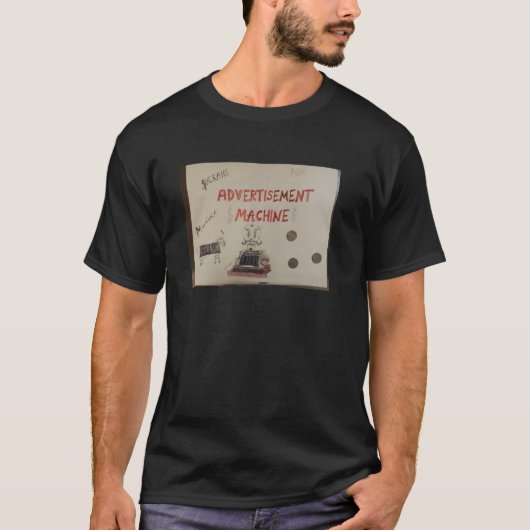 Advertisement Machine T-shirt (Voorkant)