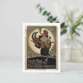 Advertisement voor Bock Beer uit Lowenbrau Brewer Briefkaart (Staand voorkant)