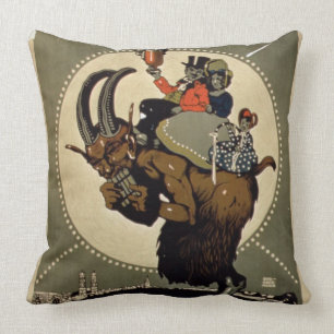 Advertisement voor Bock Beer uit Lowenbrau Brewer Kussen