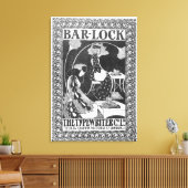 Advertisement voor borden-Lock-schrijfmachines, c. Canvas Afdruk (Insitu (Woonkamer))