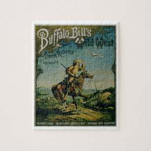 Advertisement voor 'Buffalo Bill's Wilde West and Legpuzzel