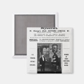 Advertisement voor de mysteries van Maskelyne & De Magneet (Voorkant / Achterkant)