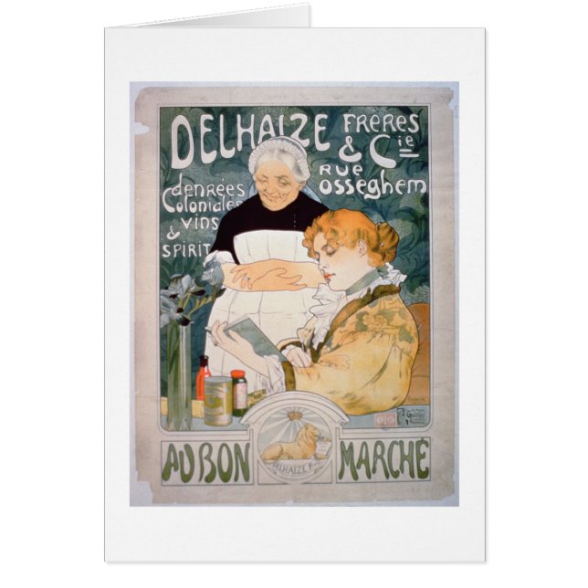 Advertisement voor Delhaize, Brothers en Co. op de (Voorkant)