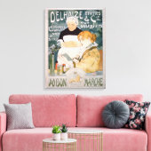 Advertisement voor Delhaize, Brothers en Co. op de Canvas Afdruk (Insitu (Woonkamer))