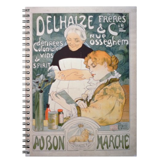 Advertisement voor Delhaize, Brothers en Co. op de Notitieboek (Voorkant)