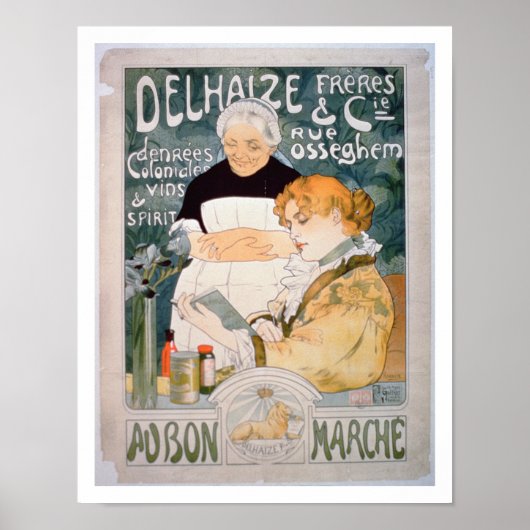 Advertisement voor Delhaize, Brothers en Co. op de Poster (Voorkant)