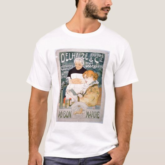 Advertisement voor Delhaize, Brothers en Co. op de T-shirt (Voorkant)