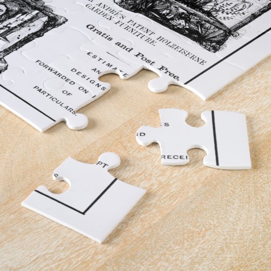 Advertisement voor "Dick Radclyffe & Co." Rustisch Legpuzzel (Zijkant)