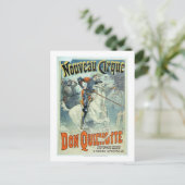 Advertisement voor "Don Quichot, New Circus", paar Briefkaart (Staand voorkant)