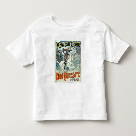 Advertisement voor "Don Quichot, New Circus", paar Kinder Shirts (Voorkant)