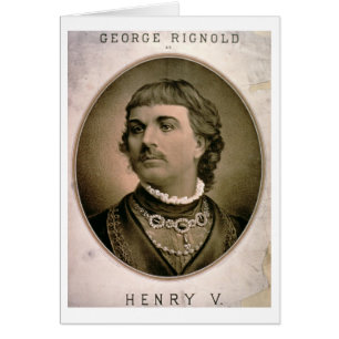 Advertisement voor "George Rignold als Henry V" (k