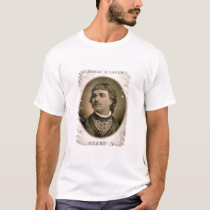 Advertisement voor "George Rignold als Henry V" (k T-shirt