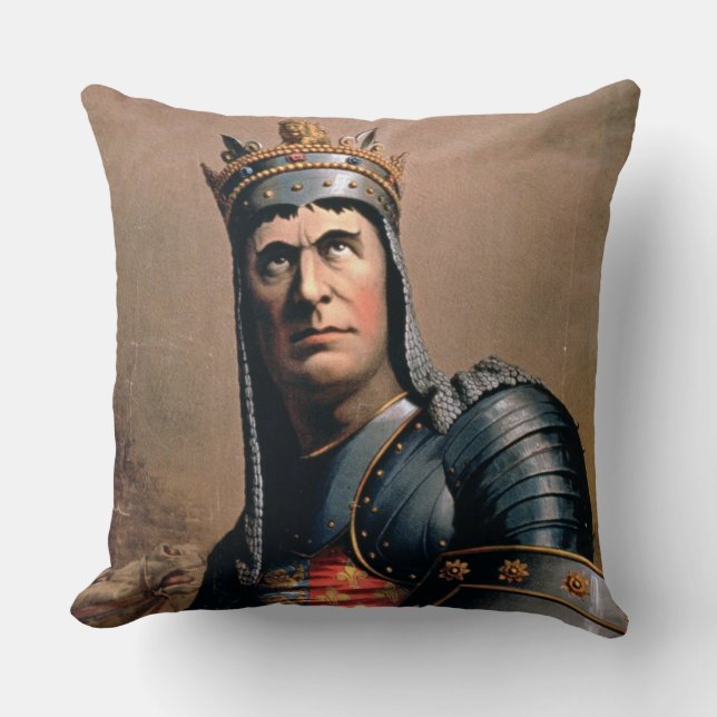 Advertisement voor "John McCullough as Richard III Kussen (Voorkant)