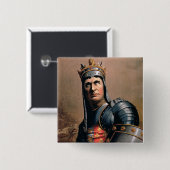 Advertisement voor "John McCullough as Richard III Vierkante Button 5,1 Cm (Voorkant /achterkant)