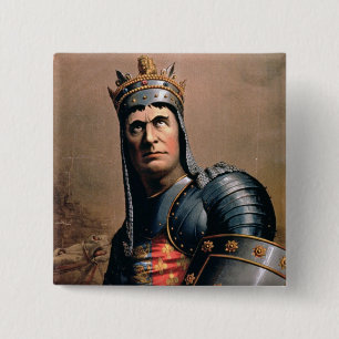Advertisement voor "John McCullough as Richard III Vierkante Button 5,1 Cm