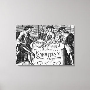 Advertisement voor 'Knightly's Mild Virginia Canvas Afdruk
