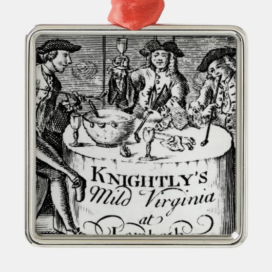 Advertisement voor 'Knightly's Mild Virginia Metalen Ornament (Voorkant)