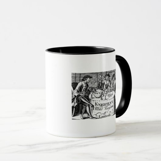 Advertisement voor 'Knightly's Mild Virginia Mok (Voorkant rechts)