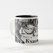 Advertisement voor 'Knightly's Mild Virginia Tweekleurige Koffiemok (Voorkant links)