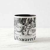 Advertisement voor 'Knightly's Mild Virginia Tweekleurige Koffiemok (Center)