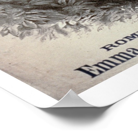 Advertisement voor "Romeo and Juliet", beginnend E Poster (Hoek)