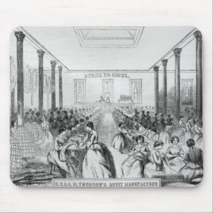 Advertisement voor Thomson's Skirt Manufacturing Muismat