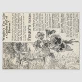 Advertisement voor Victoriaans wervels van Era Fer Tissuepapier (Voorkant)