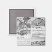 Advertisements for La Turbie Restaurant Magneet (Voorkant / Achterkant)