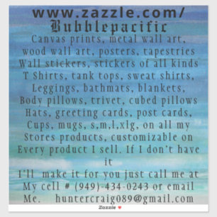 Advertiserende sticker