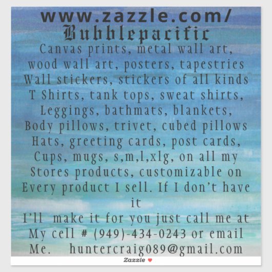 Advertiserende sticker (Vel)