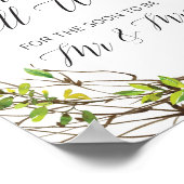 Advice and Well wenst de heer en mevrouw. Poster (Hoek)