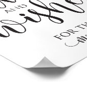 Advice and Well Wishes Wedding Decor Sign Poster (Hoek)