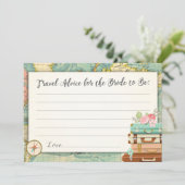 Advice card Bride Vrijgezellenfeest Game Miss aan  Advieskaart (Staand voorkant)