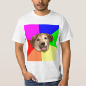 Advice Dog Internet Meme T-shirt (Voorkant)