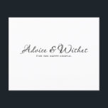 Advice en wenst huwelijkshuwelijk Verloving Shower<br><div class="desc">Aanpassen voor elke gebeurtenis.</div>