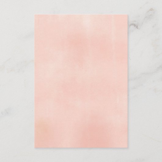 Advice en wenst perzikgrillkaarten informatiekaartje (Achterkant)