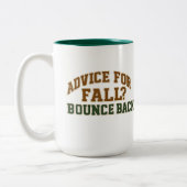 Advice for Fall Bounce Back Design Tweekleurige Koffiemok (Links)