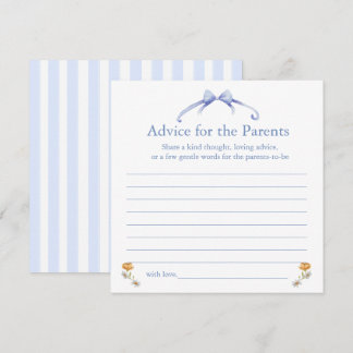 advice for the parents advieskaart