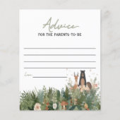 Advice for the parents minimalist woodland  (Voorkant)