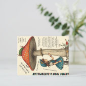 Advice from a Caterpillar Post Card Briefkaart (Staand voorkant)