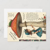 Advice from a Caterpillar Post Card Briefkaart (Voorkant / Achterkant)