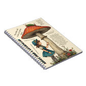 Advice from a Caterpillar Wonderland Notebook Notitieboek (Rechterzijde)