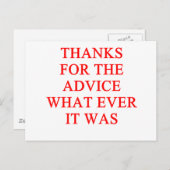 ADVICE-grap Briefkaart (Voorkant / Achterkant)