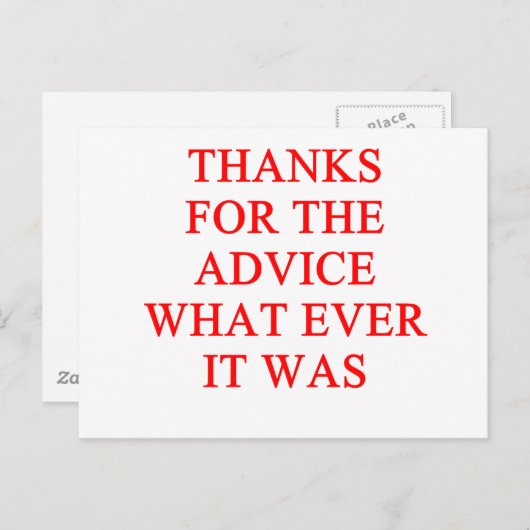 ADVICE-grap Briefkaart (Voorkant / Achterkant)