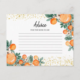 Advice Kaart Citrus Summer Oranje Greenery