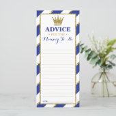 Advice Kaart for Ma-To-Be, Baby shower, 25 pack (Staand voorkant)