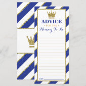 Advice Kaart for Ma-To-Be, Baby shower, 25 pack (Voorkant / Achterkant)