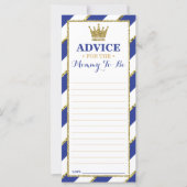 Advice Kaart for Ma-To-Be, Baby shower, 25 pack (Voorkant)