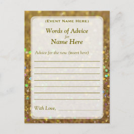 Advice Kaart | Glam Glitter