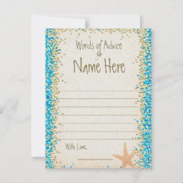 Advice Kaart | Ocean Confetti